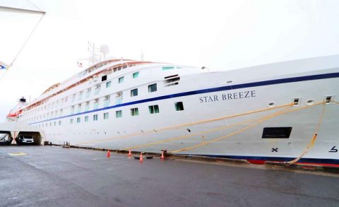 Pierside in Tahiti
