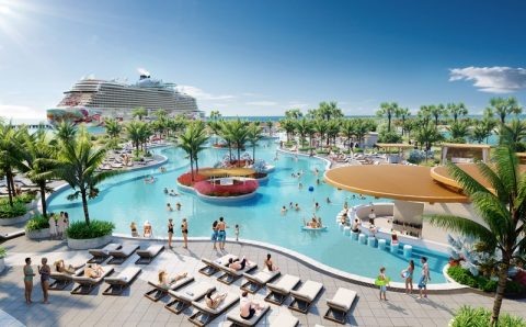 Rendering of Great Stirrup Cay