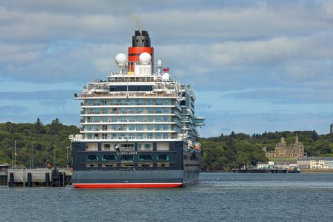 stornoway port welcomes queen anne