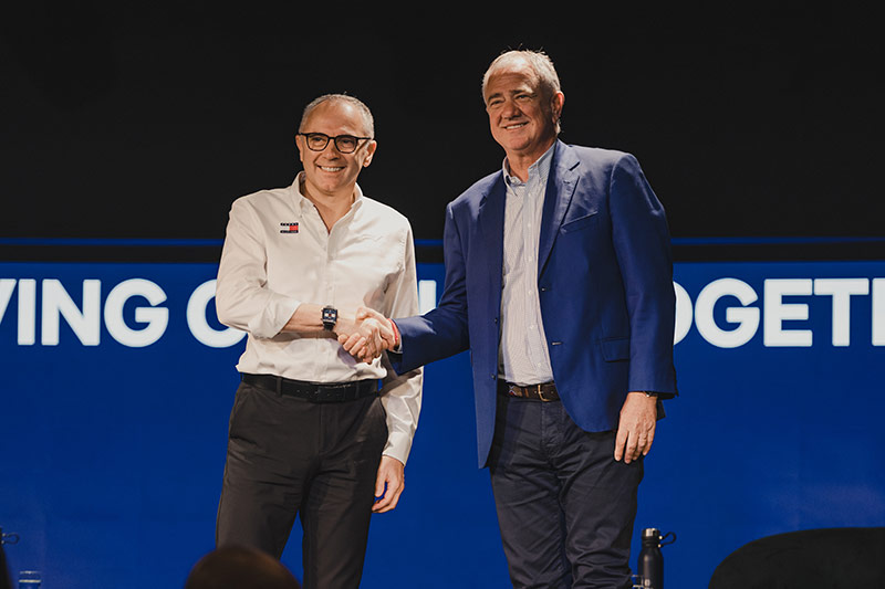 Stefano Domenicali and Pierfrancesco Vago