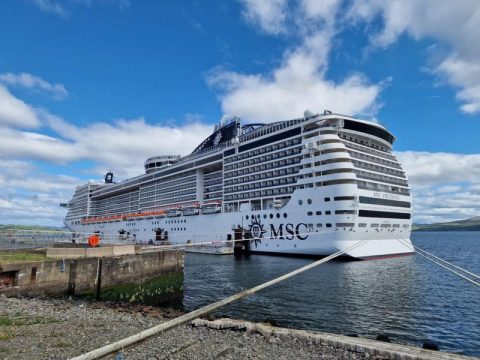 MSC Preziosa in Greenock