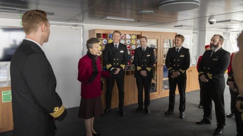 HRH Royal Princess Aboard