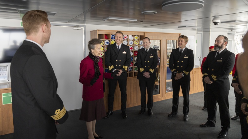 HRH Royal Princess Aboard