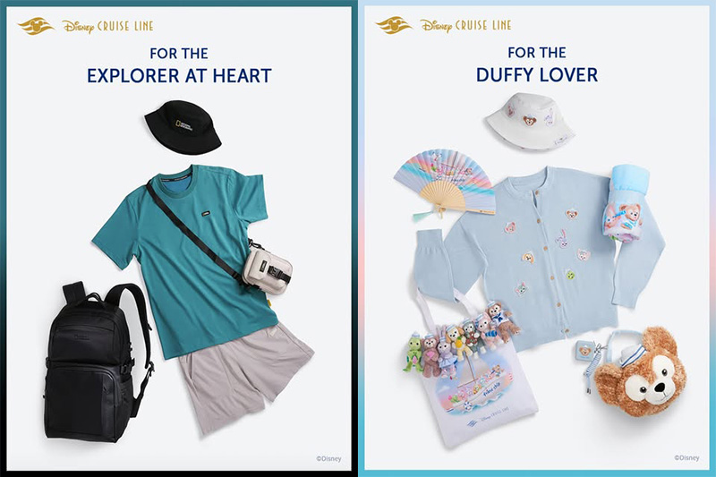 disney adventure merch collage