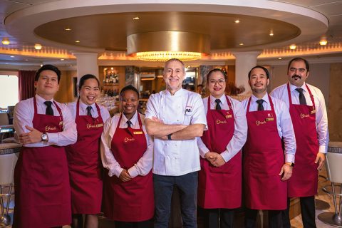 cunard chef michel