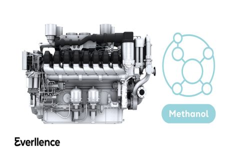 everllence 175d dual fuel methanol engine