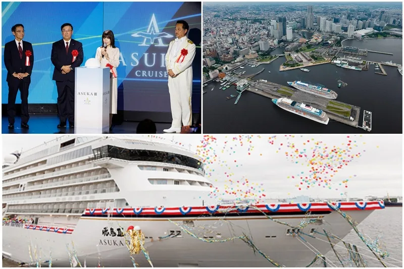 Asuka III Named in Festivities in Yokohama - Cruise Industry News