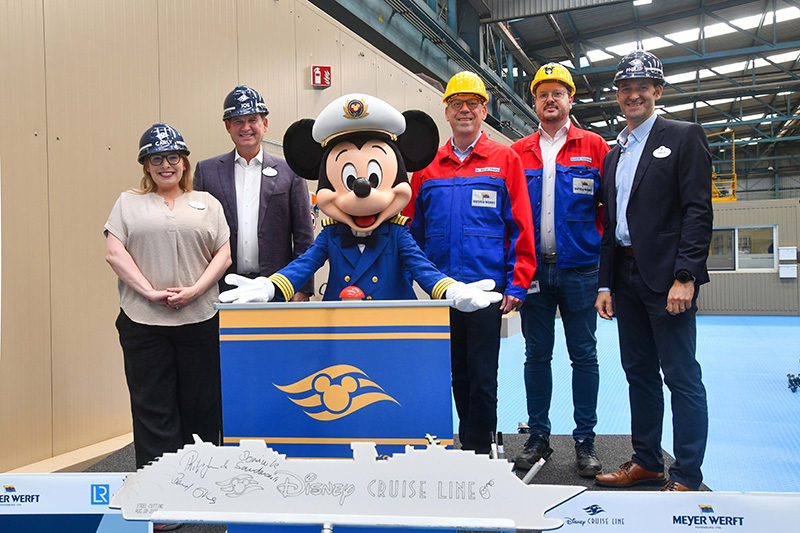disney cruise line steel cutting b