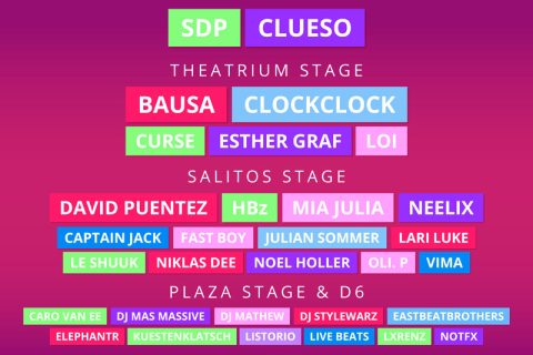 aidaprima festival cruise 2026 line up