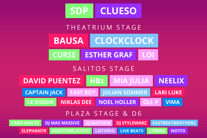 aidaprima festival cruise 2026 line up