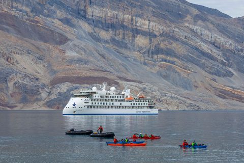 aurora ship gateau point greenland adrian wlodarczyk