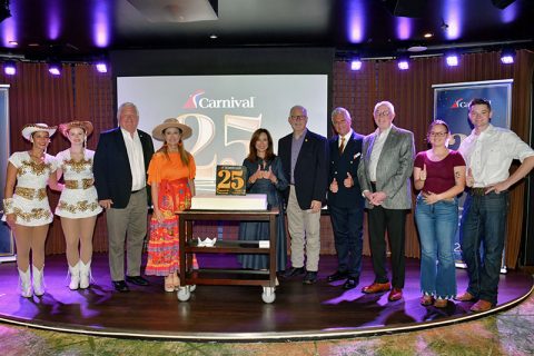 carnival marks 25 years of sailing from galveston