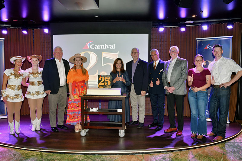 carnival marks 25 years of sailing from galveston