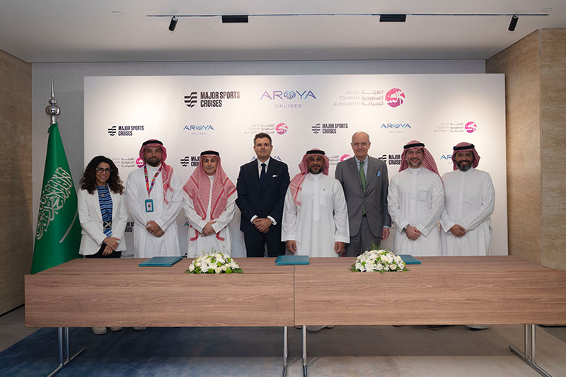 saudi authority aroya major sports cruises partnership