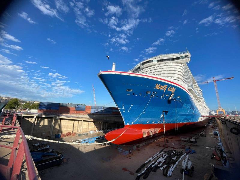 Drydock for the Mardi Gras