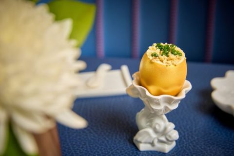 hapag lloyd vegetarian caviar menu