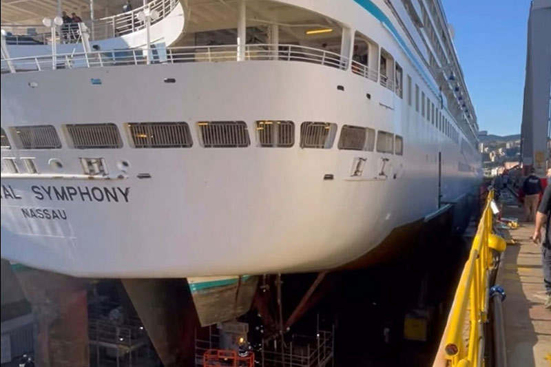 Crystal Symphony Drydock