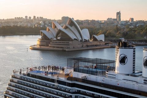 Holland America Line Ship in Sydney