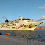 Norwegian Sky in Mindelo