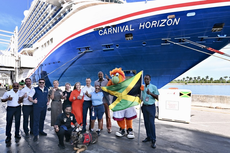 Carnival Horizon Sets Sail with More Hurricane Relief Supplies for Jamaica
