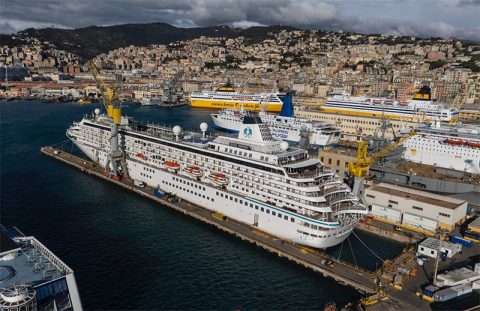 Symphony in drydock