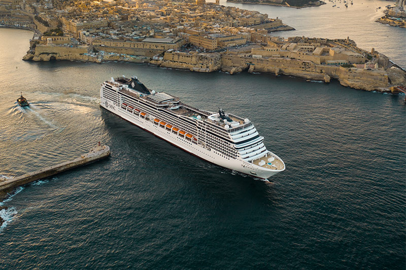 MSC Magnifica out of drydock
