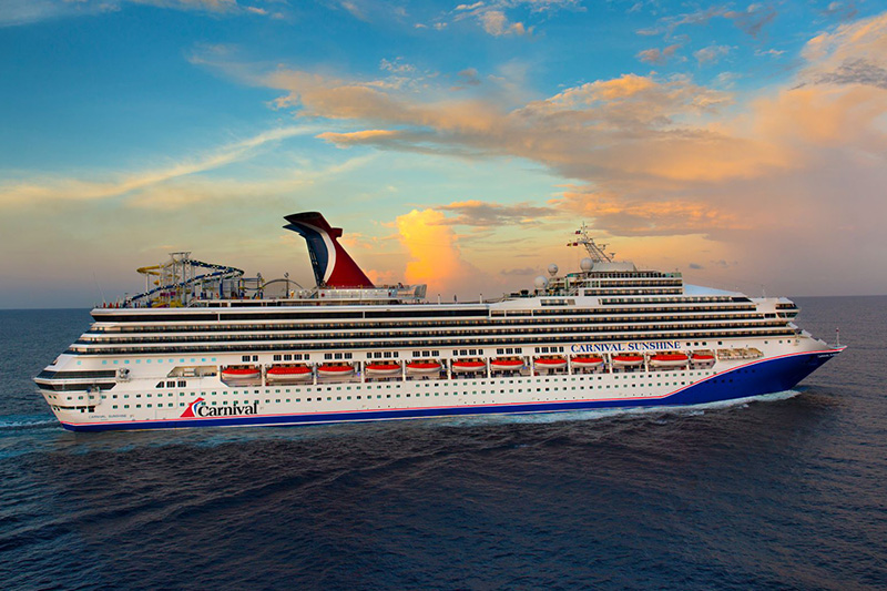 Carnival Announces Sunshine’s 2027-28 Itineraries