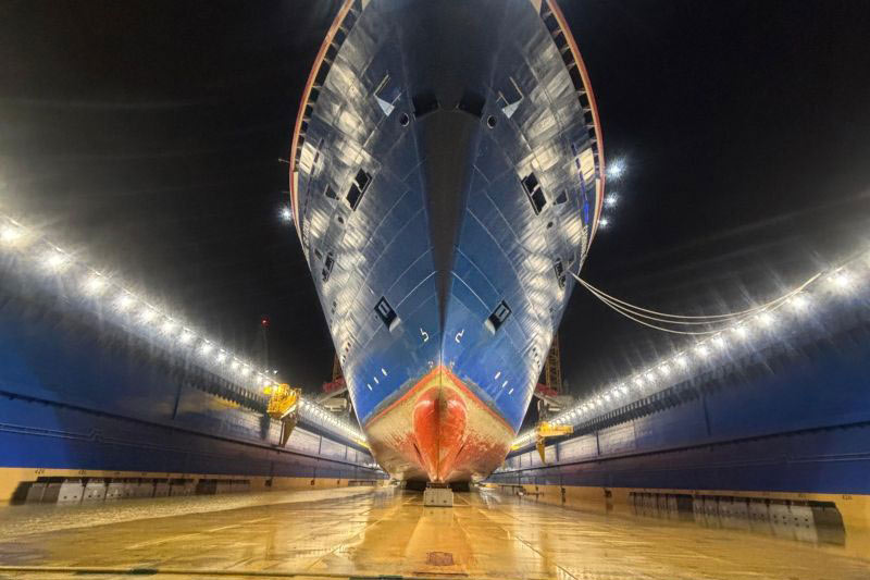 Grand Bahama Shipyard Welcomes New Floating Drydock - Cruise Industry News