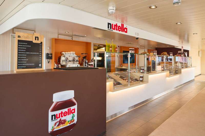 Nutella Bar on Costa Smeralda