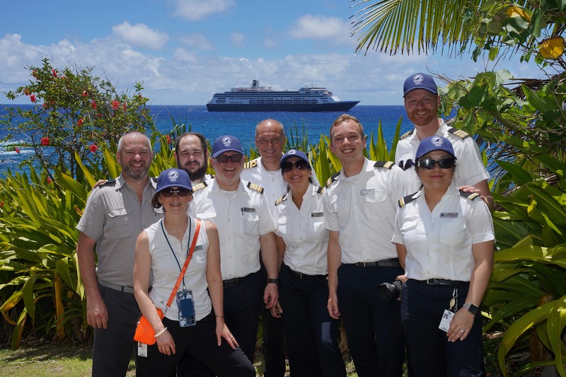 Crew ashore