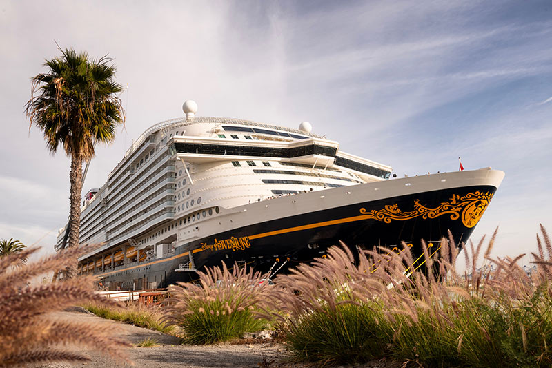 Disney Adventure Arrives in Los Angeles on Way to Singapore - Cruise ...