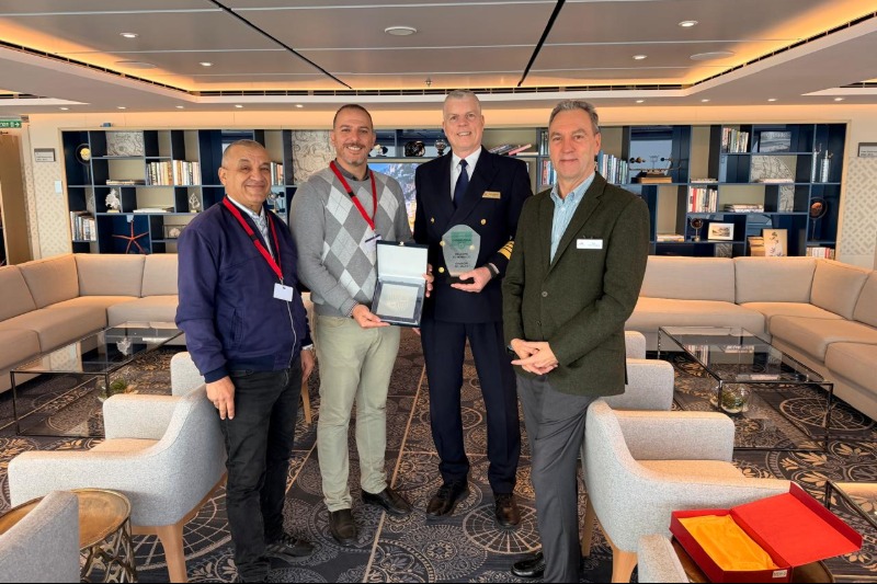 Casablanca Cruise Port plaque exchange
