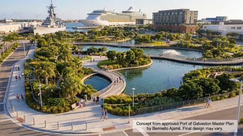 New Port Rendering - Galveston