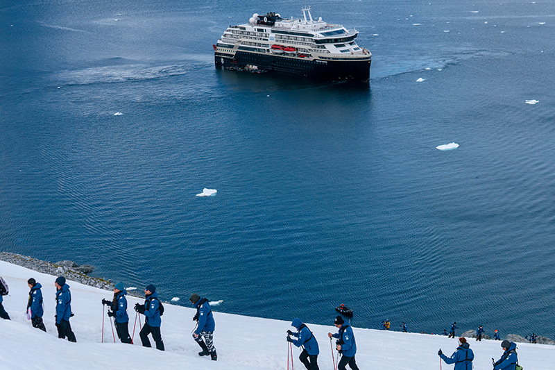 HX Ship in Antarctica