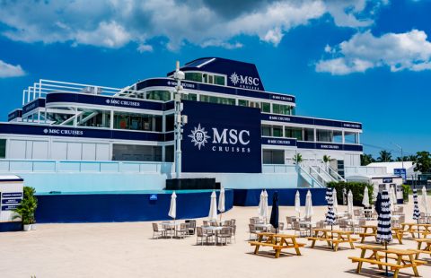 MSC Yacht Club in Miami for F1