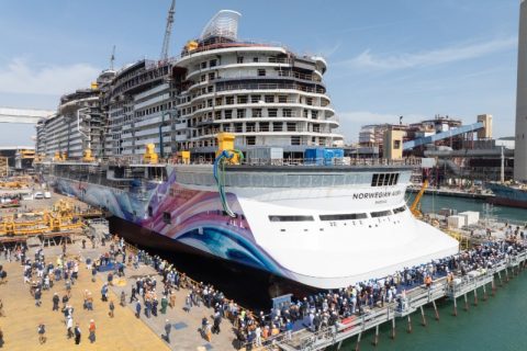 Norwegian Aura Floatout