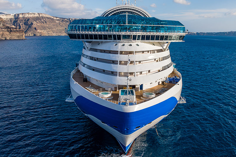 Princess ship bow