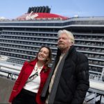 Erika Tache and Richard Branson