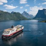 Hurtigruten MS Trollfjord in Norwegian Fjords