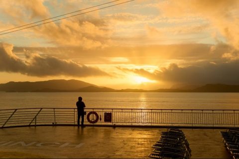 Hurtigruten sunset