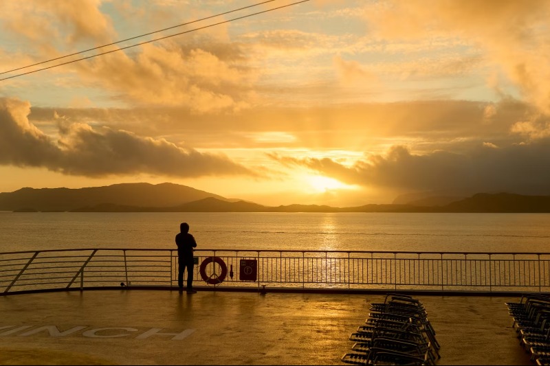Hurtigruten sunset