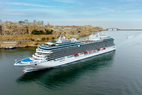 Oceania Vista sailing in Malta