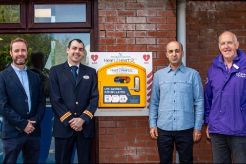 Rosyth defibrillator unveiling