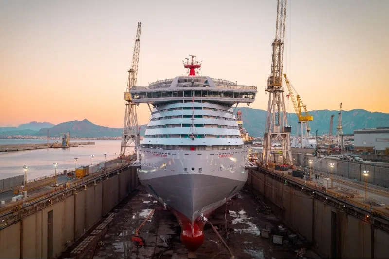 Valiant Lady drydock