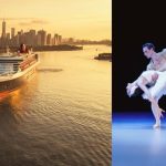 Queen Mary 2 and Ballet Dancer