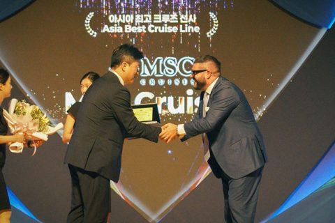 Asia Cruise Forum Jeju Award Receiving