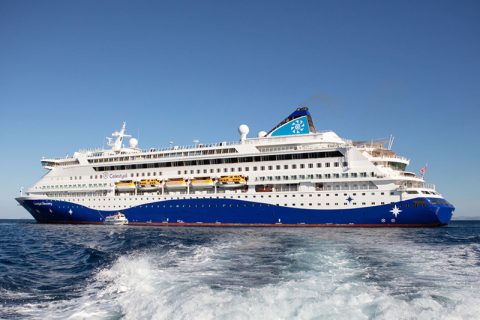 Celestyal Discovery at Sea