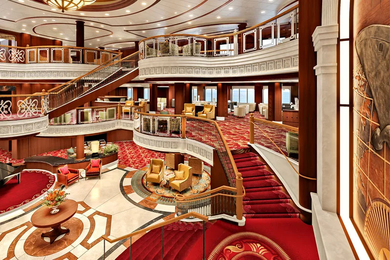 cunard queen victoria atrium