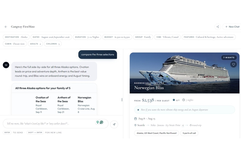 Gangway Tech AI Cruise Platform