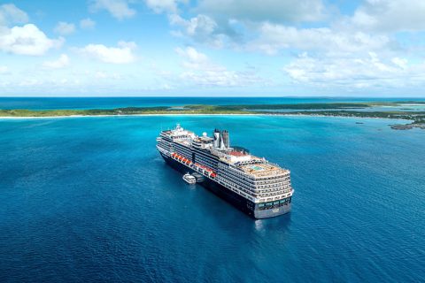HAL Ship at RelaxAway Half Moon Cay